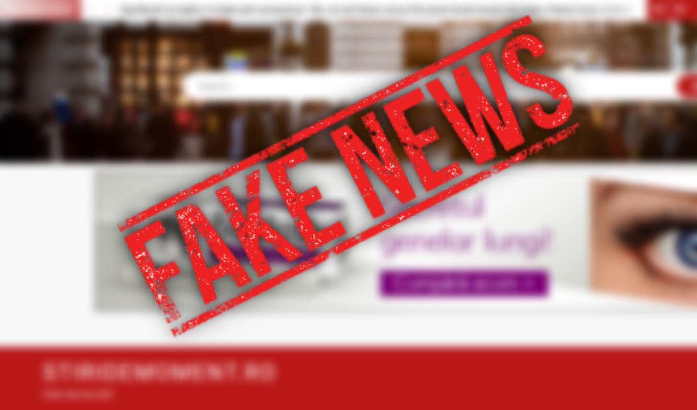 Primul site din Romania ce va fi inchis pentru fake news, de la debutul crizei de coronavirus