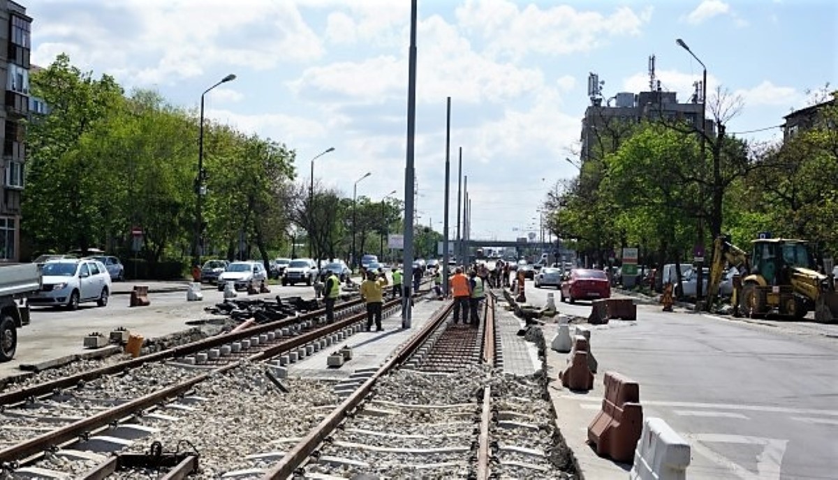 Lucrarile la constructia noii linii de tramvai din Oradea sunt in grafic