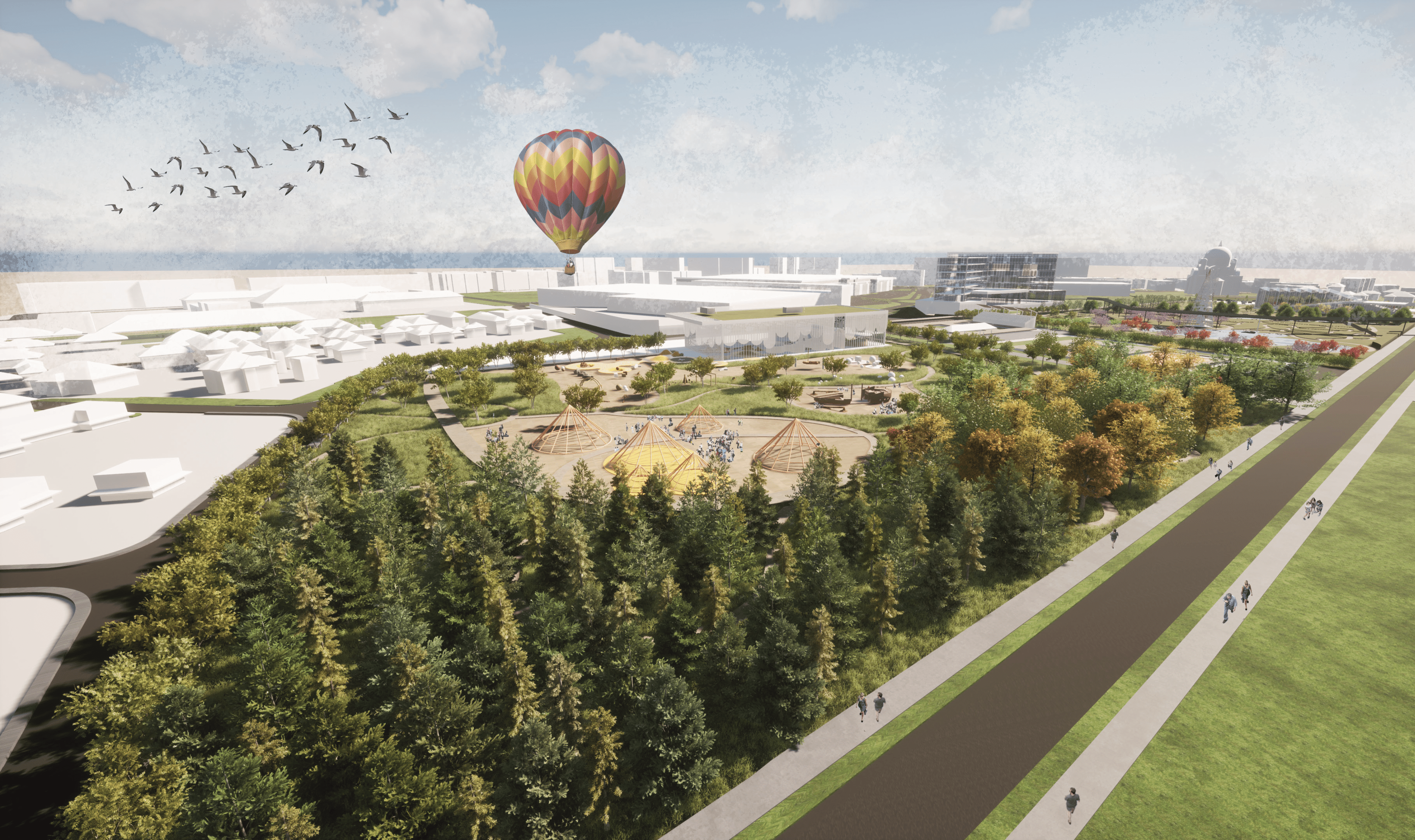 Primaria construieste cel mai mare parc din Oradea, cu o promenada suspendata intre Peta si Lotus