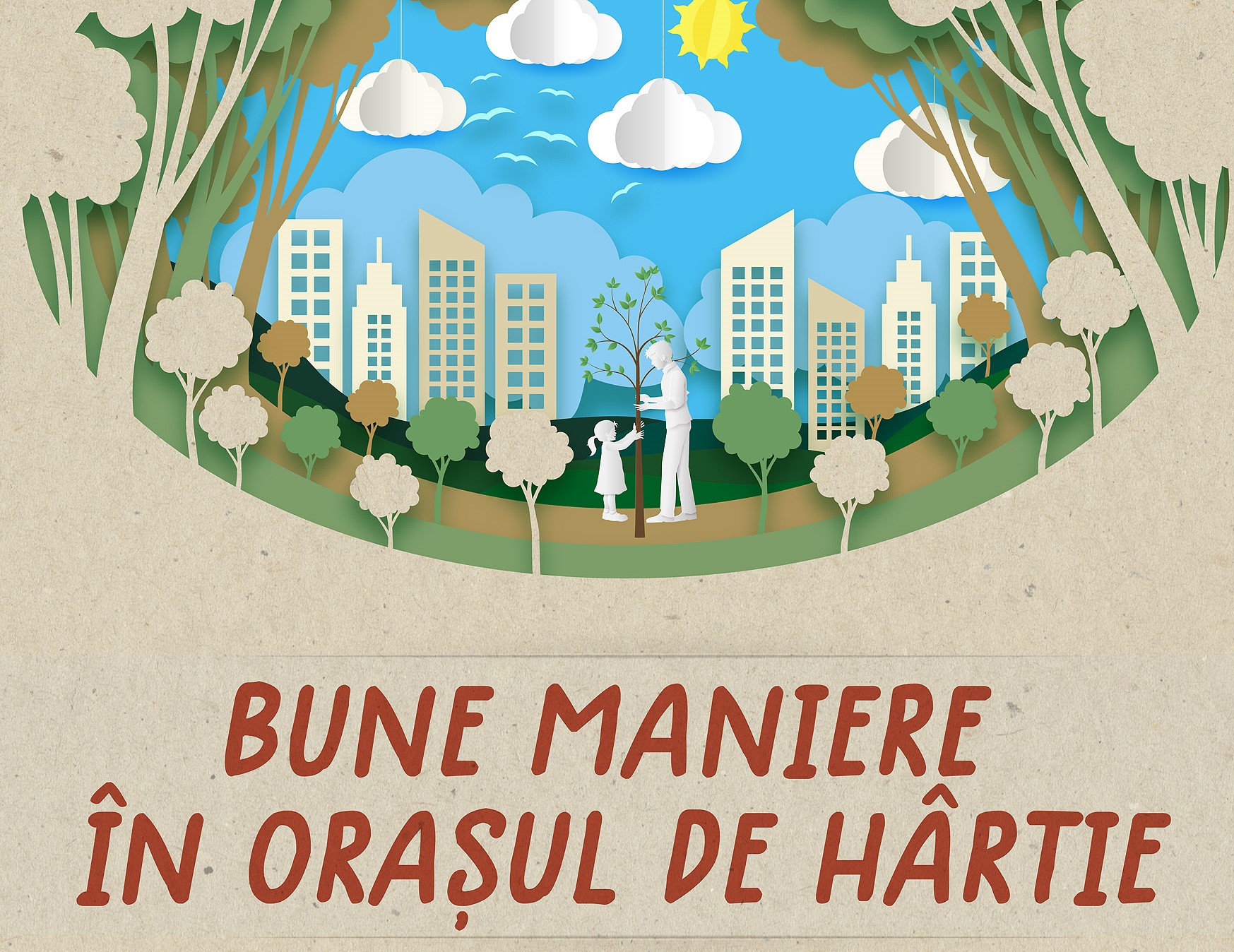 Ateliere de creație pentru copii în Parcul Libertății Bune maniere în Orașul de Hârtie