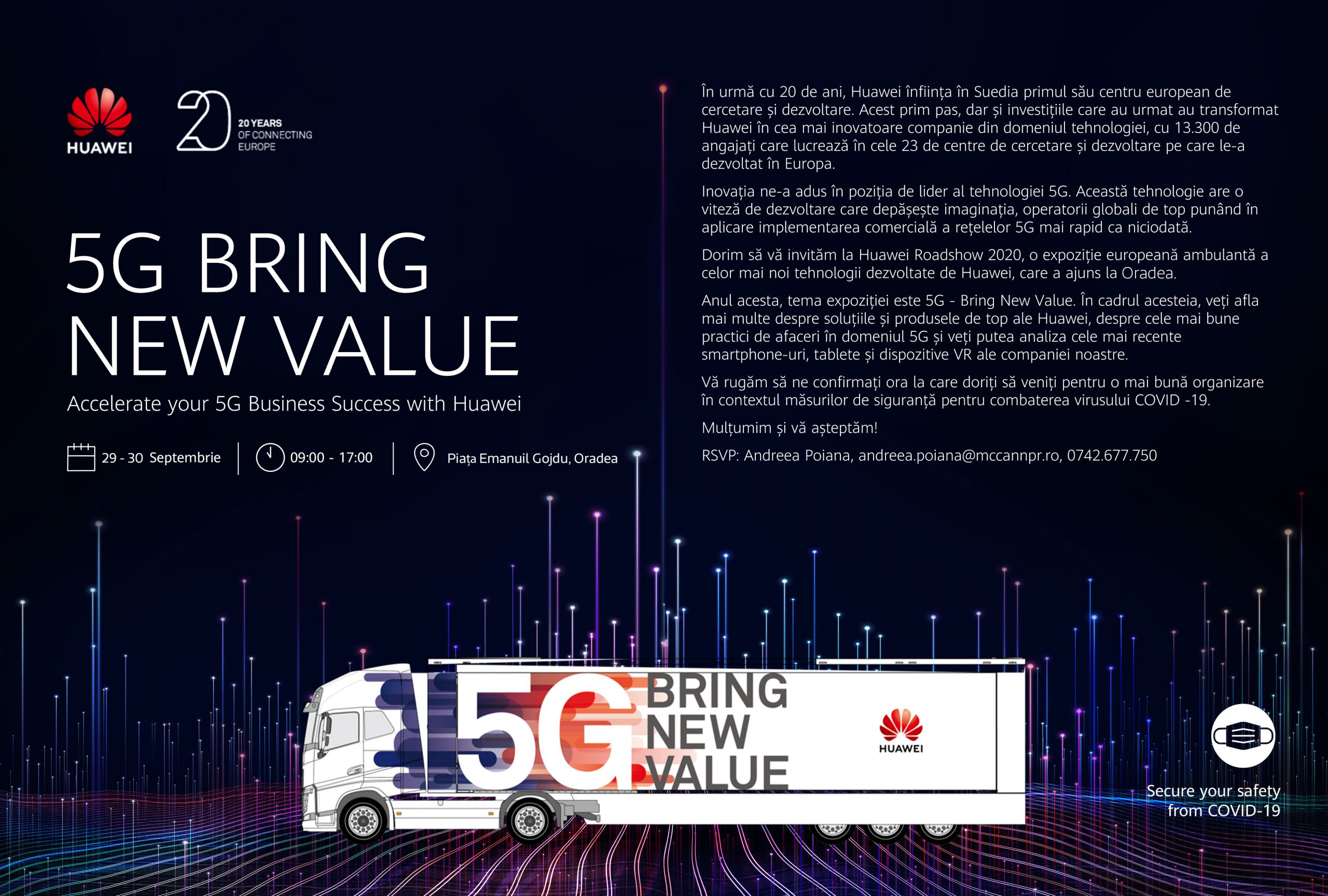 Expozitie Huawei Roadshow 2020 la Oradea