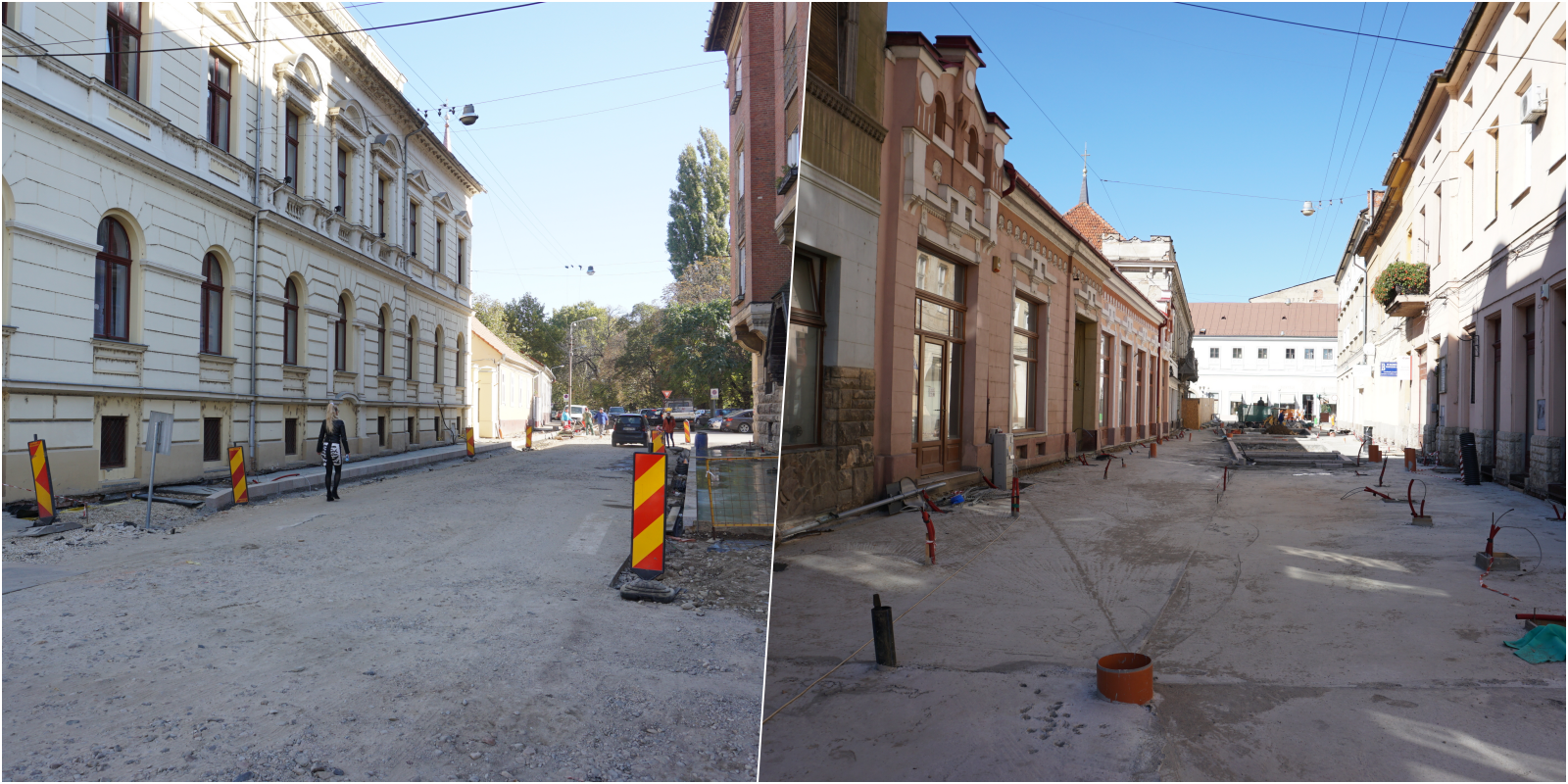 Circulatia auto pe strada Aurel Lazar este inchisa pe o banda pana pe 31 octombrie