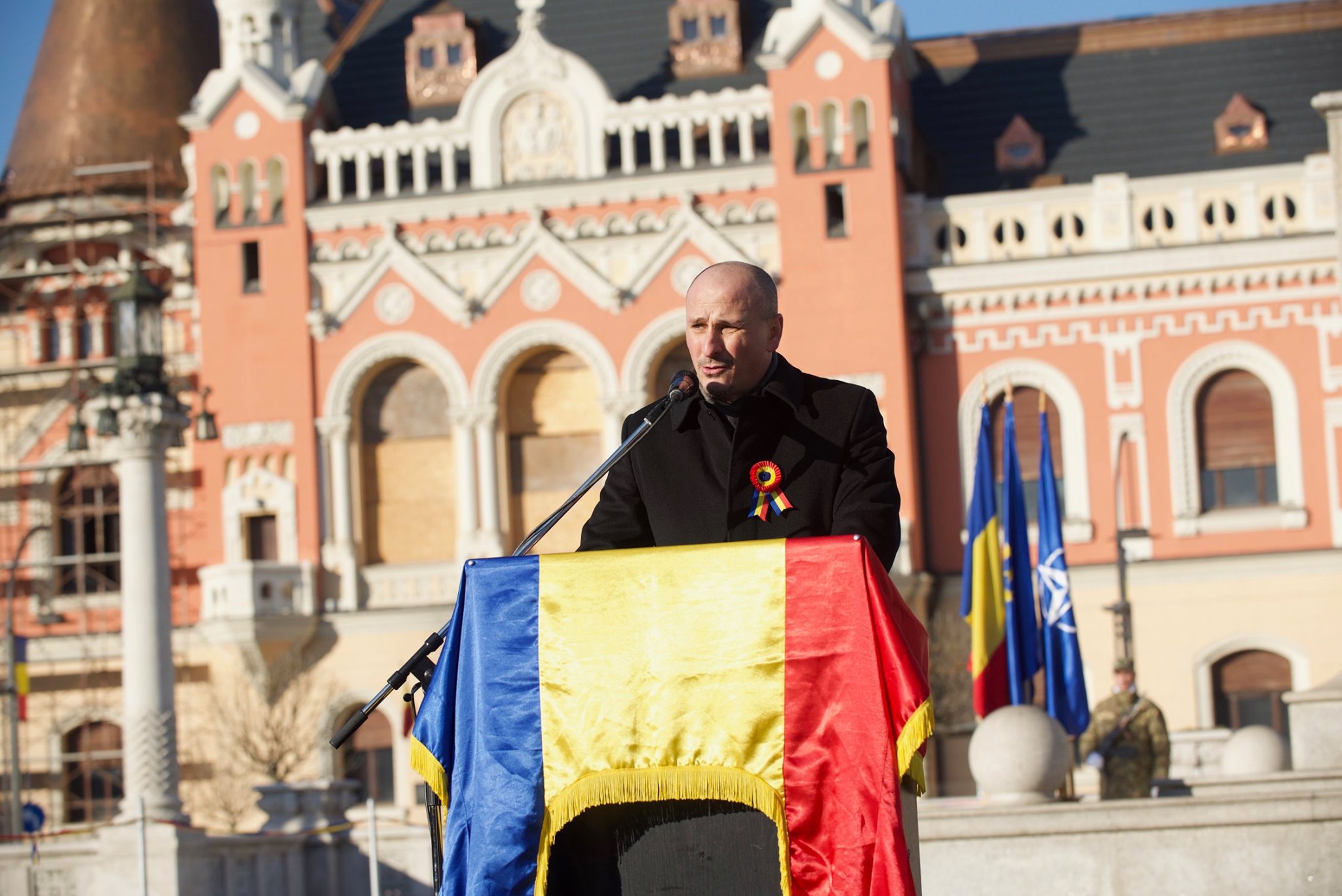 Ceremonie militara restransa, la Oradea,, duminica 24 ianuarie, de Ziua Unirii Principatelor Române
