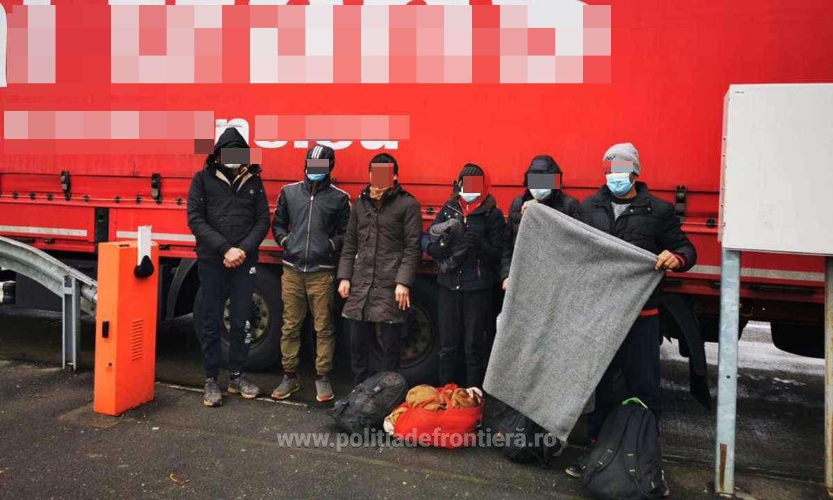 29 cetăţeni din Turcia si Siria ascunşi într-un automarfar, depistați de poliţiştii de frontieră bihoreni