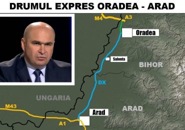 Ilie Bolojan: Astazi a fost lansata licitatia pentru construirea drumului expres Oradea-Arad. Investitia va fi in valoare de 1 miliard de euro