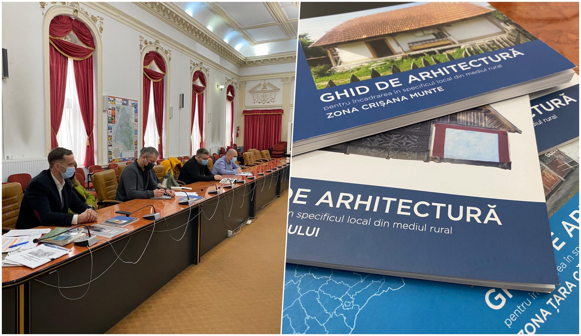 Ghidul de construire în zona montană dezbatut cu un grup de arhitecti ai Ordinului Arhitectilor din Romania si ai facultatii de Arhitectura din Oradea