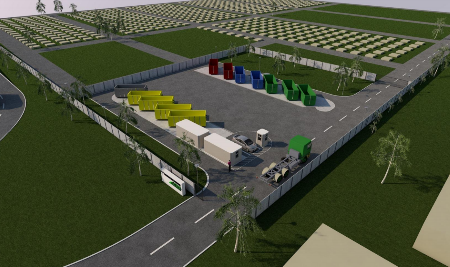 Licitație pentru construirea a 12 platforme de deșeuri in judetul Bihor