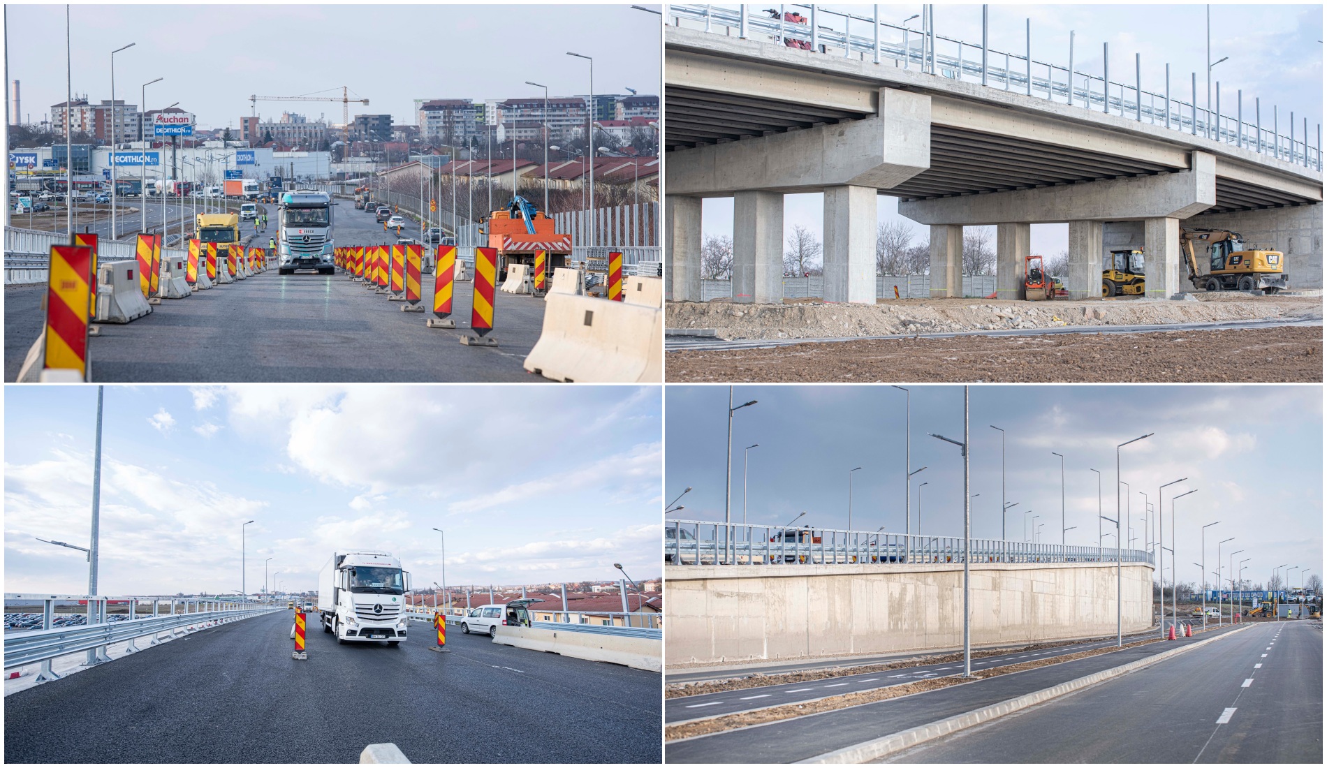 Primaria Oradea a mai construit un pasaj pe centura. Circulatia, desi inca restrictionata, a fost deschisa vineri, 19 martie 2021