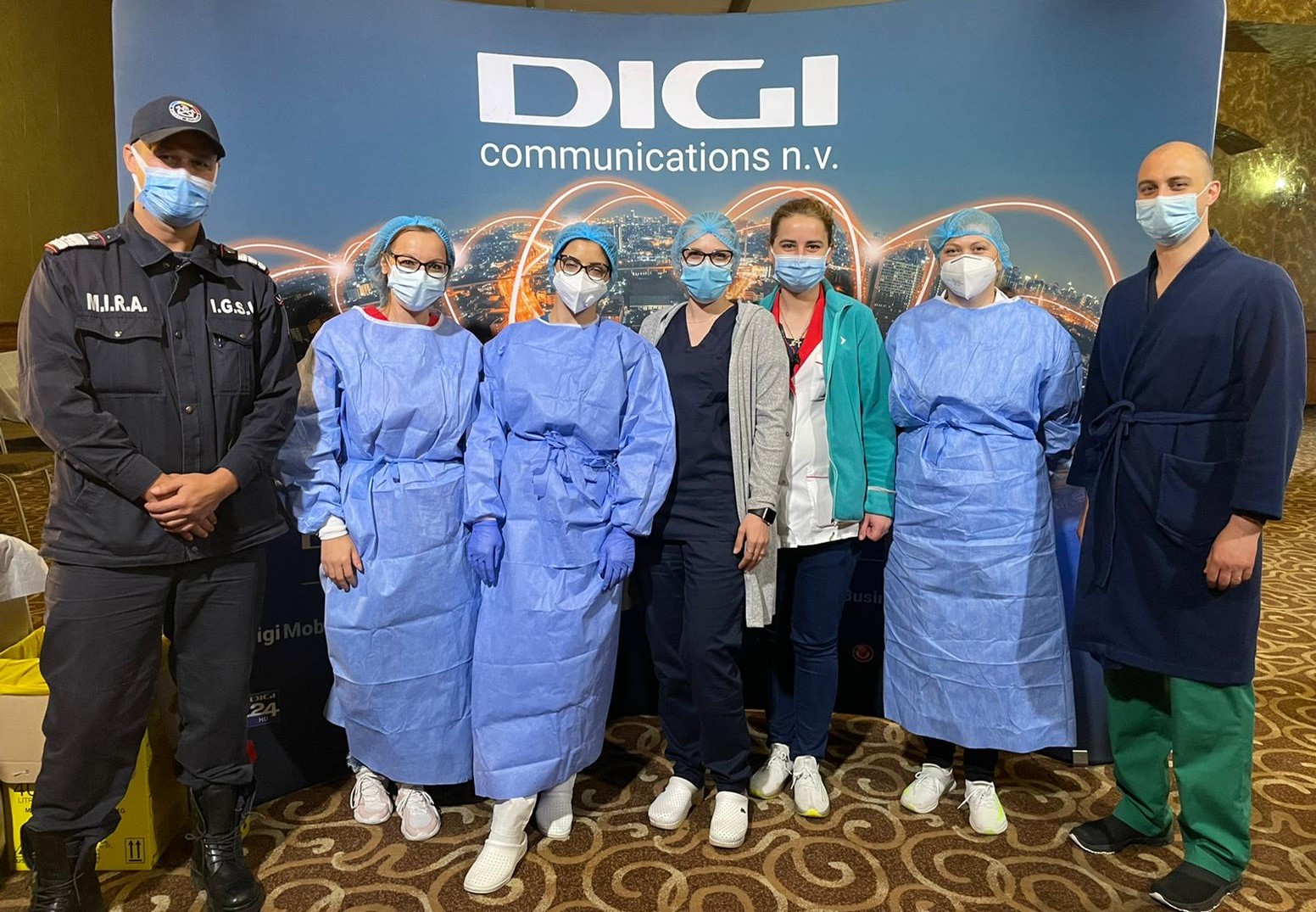 Si DIGI s-a alăturat campaniei de vaccincare împotriva SARS-COV-2 și a organizat un centru mobil, în unul dintre sediile sale