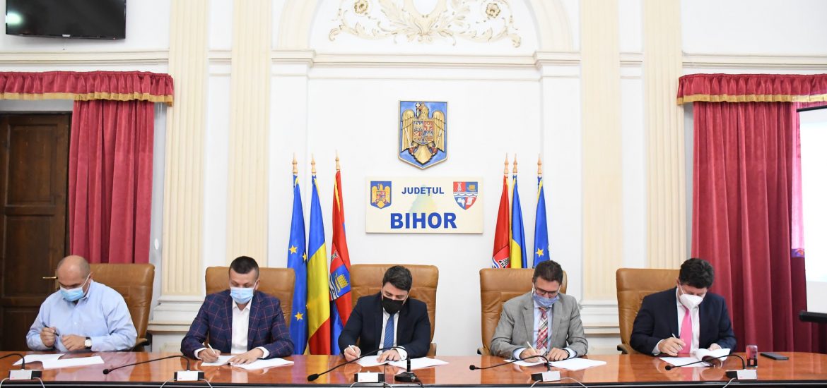 Inca un pas pentru realizarea Drumului Expres Oradea-Arad. A fost semnat contractul pentru realizarea Proiectului Tehnic