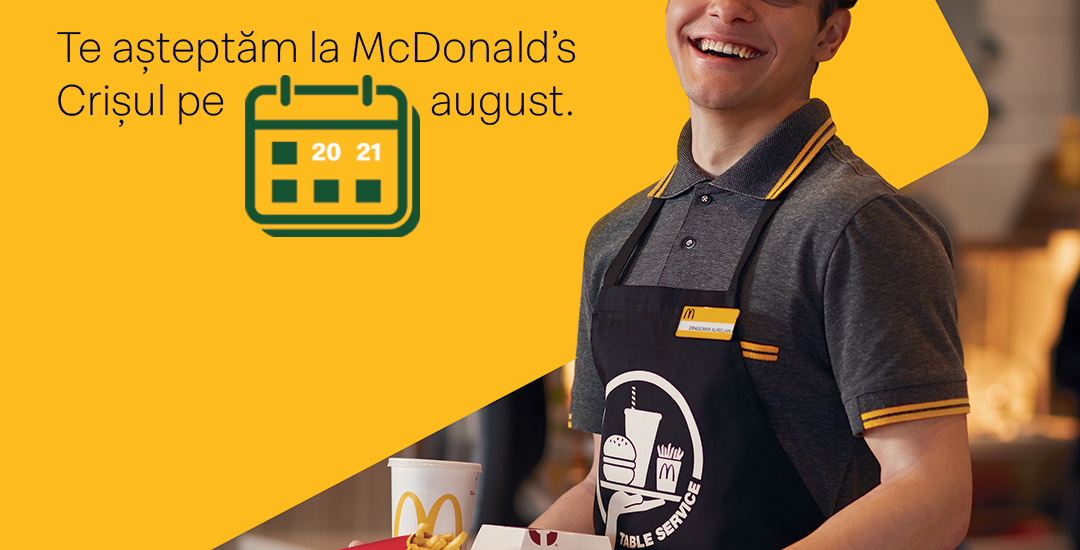 McDonald’s deschide ușile restaurantelor din Oradea pentru o experiență unică de recrutare