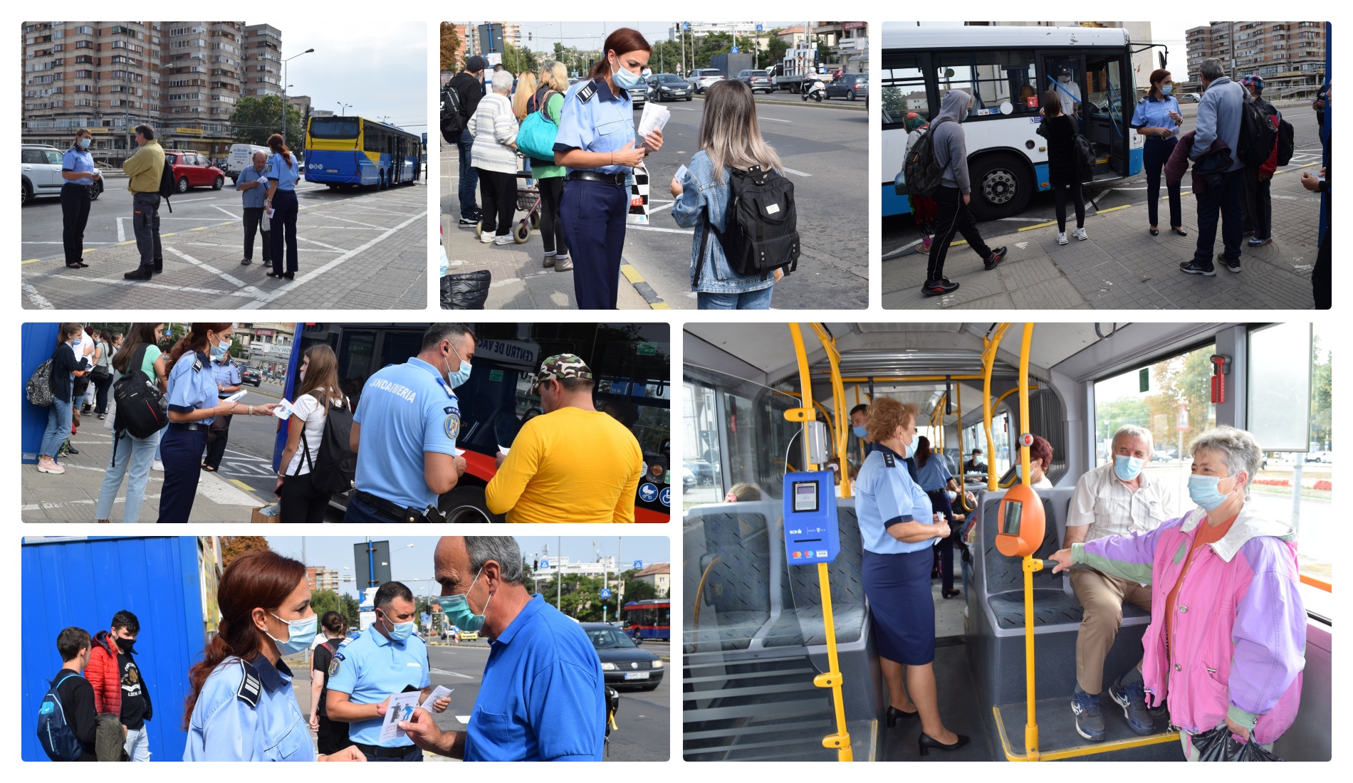 Bunurile vizate de hoti si metodele de operare ale acestora, explicate cetatenilor de politistii si jandarmii bihoreni, in mijloacele de transport in comun si in zonele aglomerate