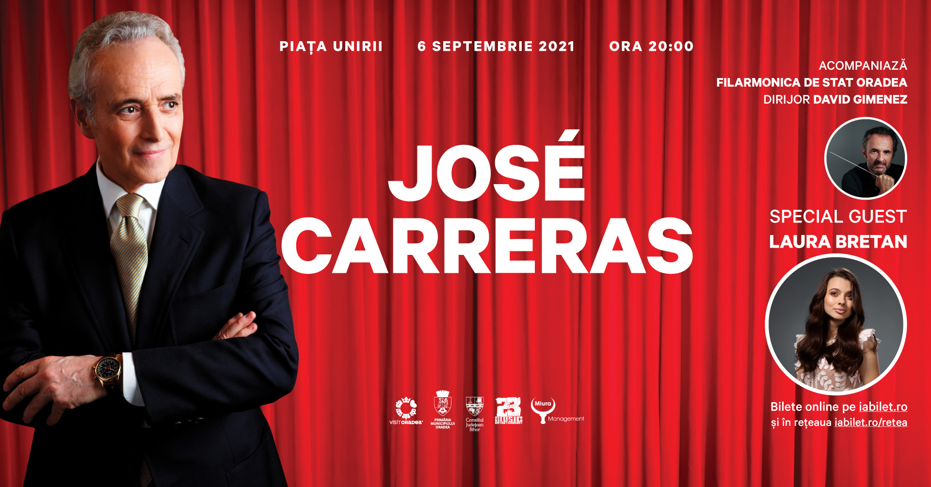S-au suplimentat locurile pentru concertul José Carreras