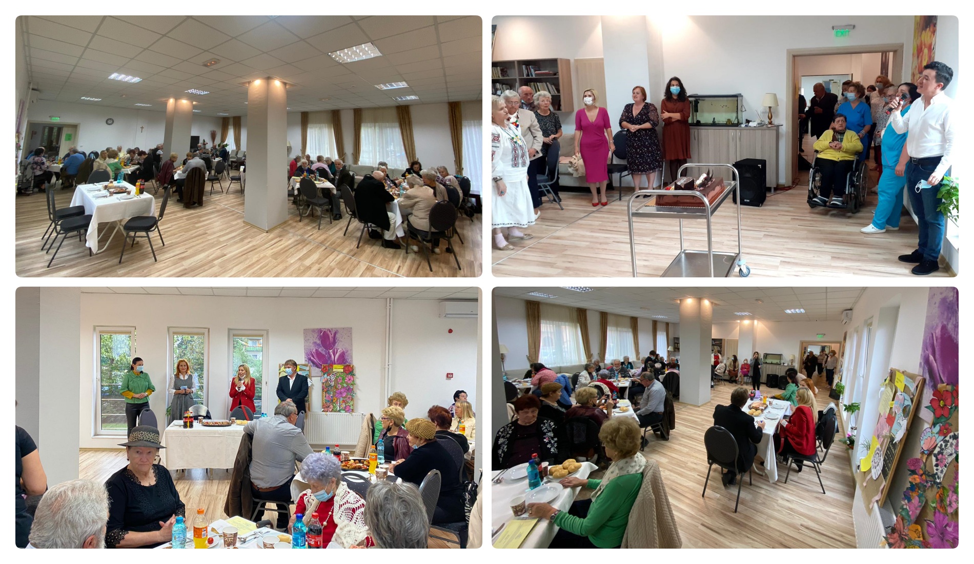 Direcția de Asistență Socială Oradea a sarbatorit, alaturi de bunicii din Casa Frențiu, Ziua Internaţională a Persoanelor Vârstnice