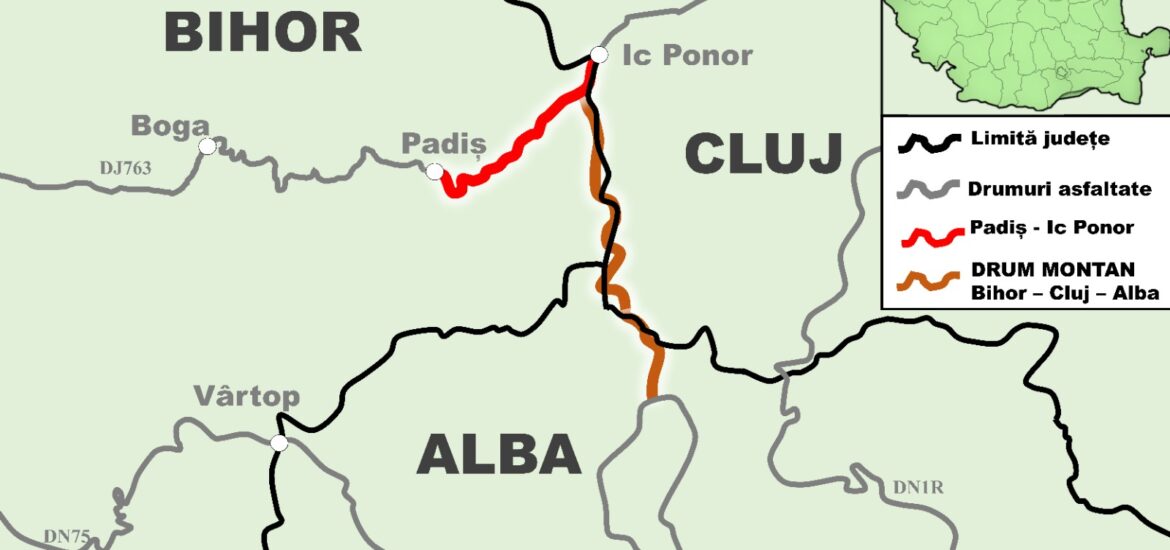 A fost aprobata modernizarea drumului dintre Padis si Ic Ponor.