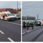 Accident grav, la aceasta ora, pe DN 76, la intrare in Dusesti. Sunt implicate un autocar cu 20 de persoane si un TIR. Echipajele medicale se afla inca la fata locului