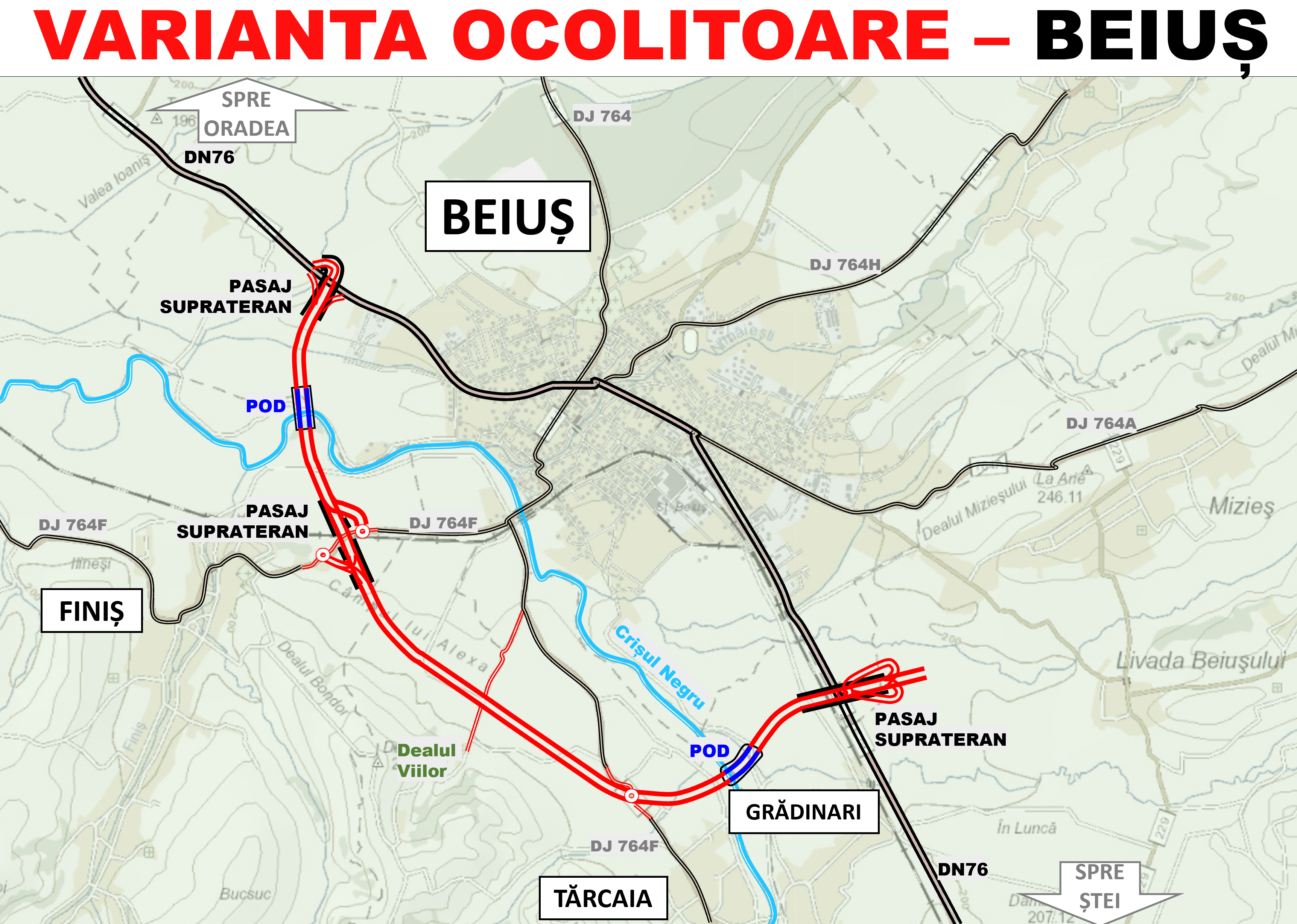 Drum liber pentru constructia centurii Beius! Pana la mijlocul anul 2024 Beiusul va avea centura
