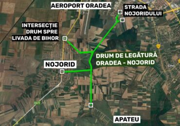 CJ Bihor va construi un nou drum de legatura intre Oradea si Nojorid. Noul drum va asigura legătura dintre Centura Oradea – cartierul Grigorescu și Nojorid