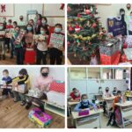 Copiii de la Scoala Internationala din Oradea, alaturi de profesorii si parintii lor, au oferit daruri copiilor de la Centrul de Zi din Oradea