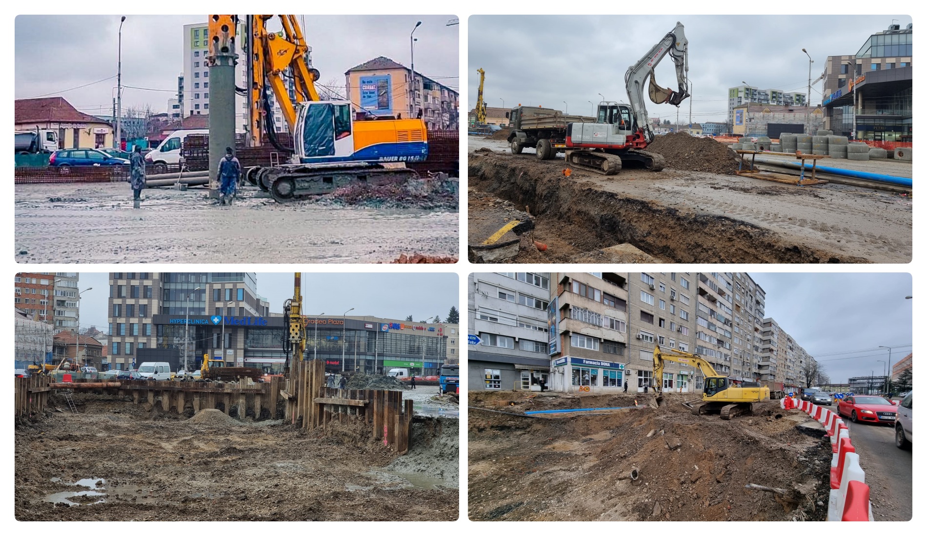 Lucrarile la Pasajul Cetate din Oradea avanseaza. Cand estimeaza autoritatile ca va fi finalizat (FOTO)