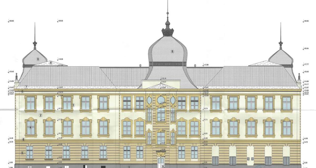 Cladirea fostei Policlinici Mari si viitorul sediu al CJ Bihor va fi reabilitata si modernizata de o asociere de firme din Bihor