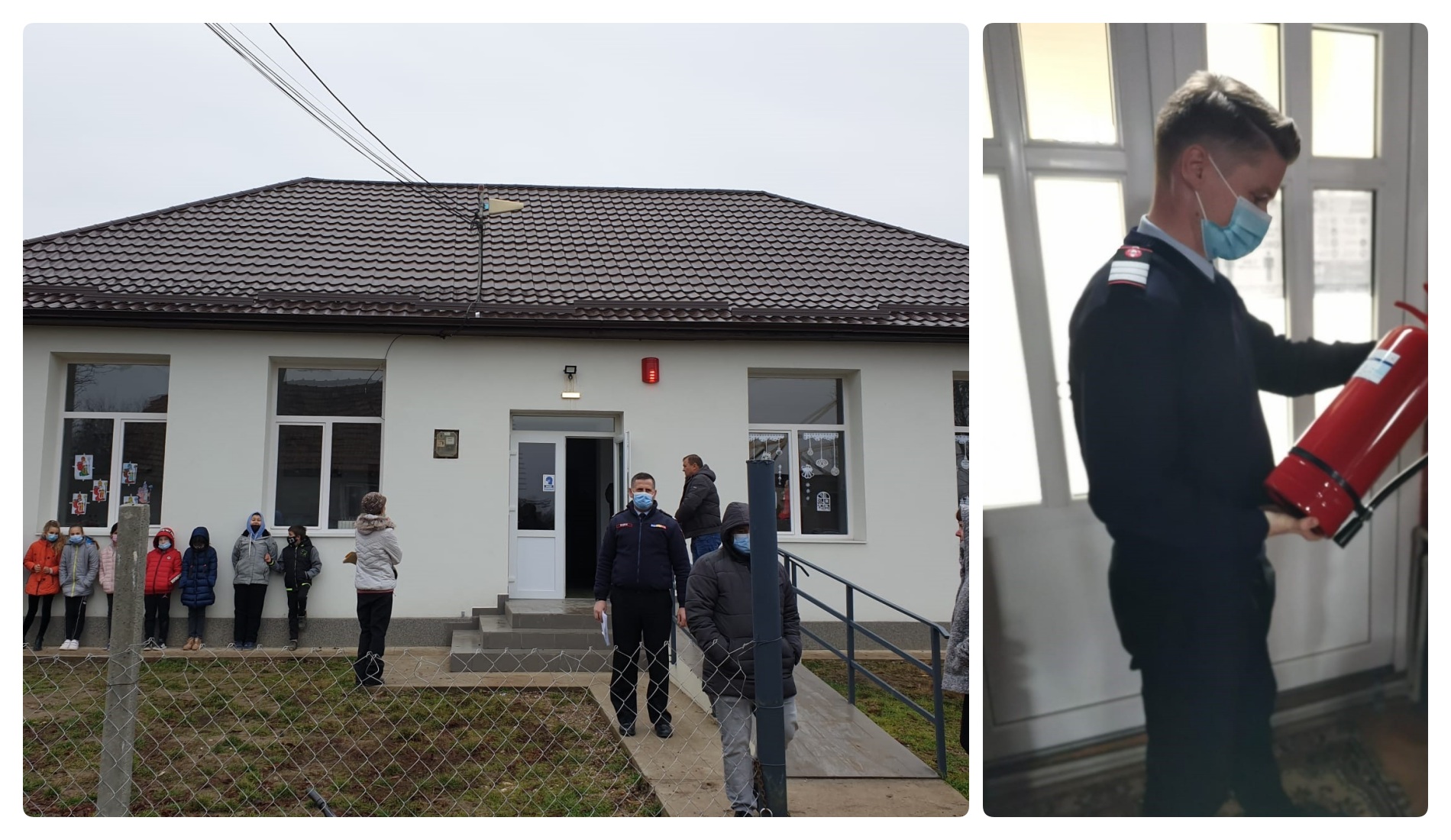 Copiii nostri in siguranta. Pompierii bihoreni au luat scolile din Bihor la control.