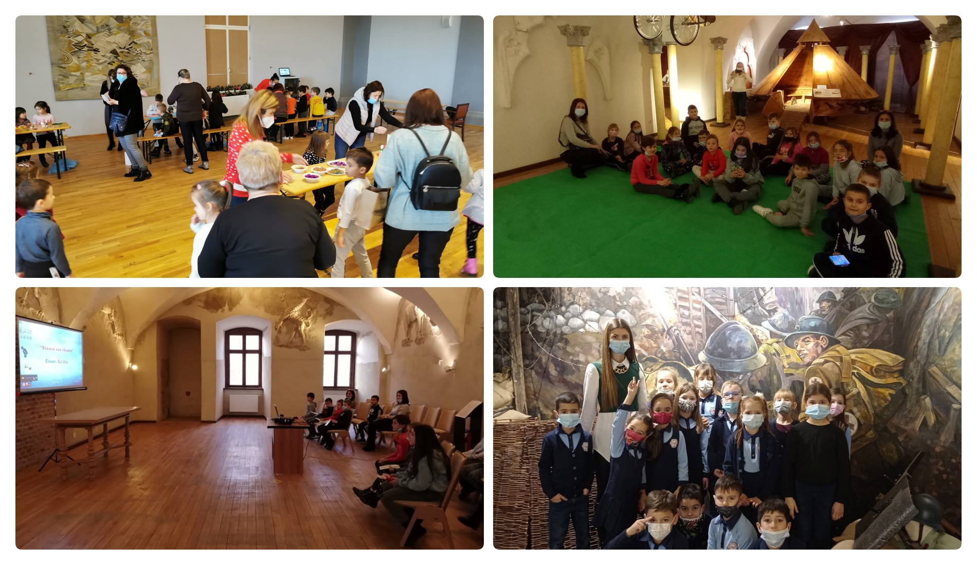 Peste 200 de copii din Oradea si Judetul Bihor au participat la programe dedicate Craciunului  la muzeele din Oradea