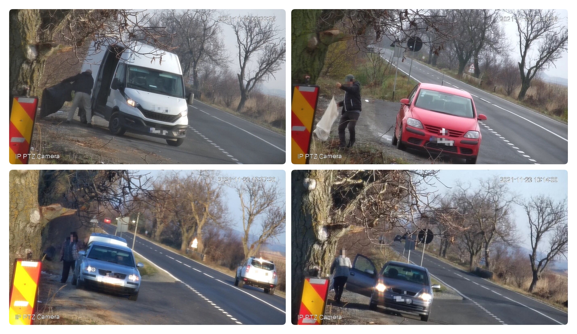 Noi amenzi pentru deșeuri aruncate la marginea drumului. Ii cunoasteti? (Galerie FOTO)