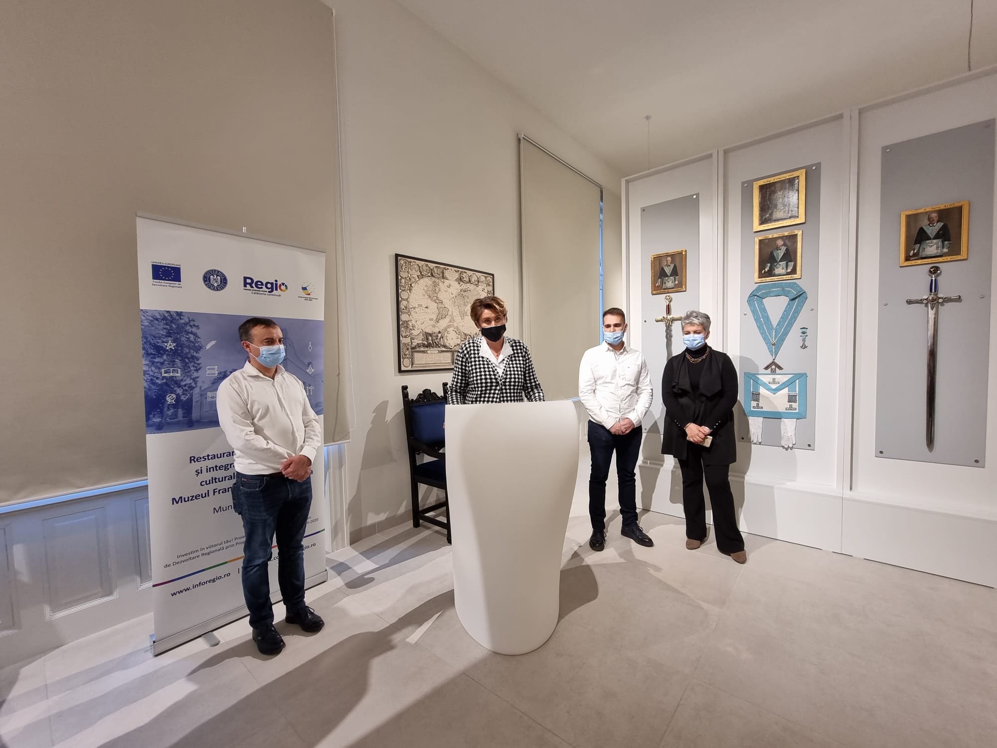 Templul Francmasoneriei din Oradea, la final de proiect. Ultimele documente expuse sunt cele legate de loja regelui Ladislau