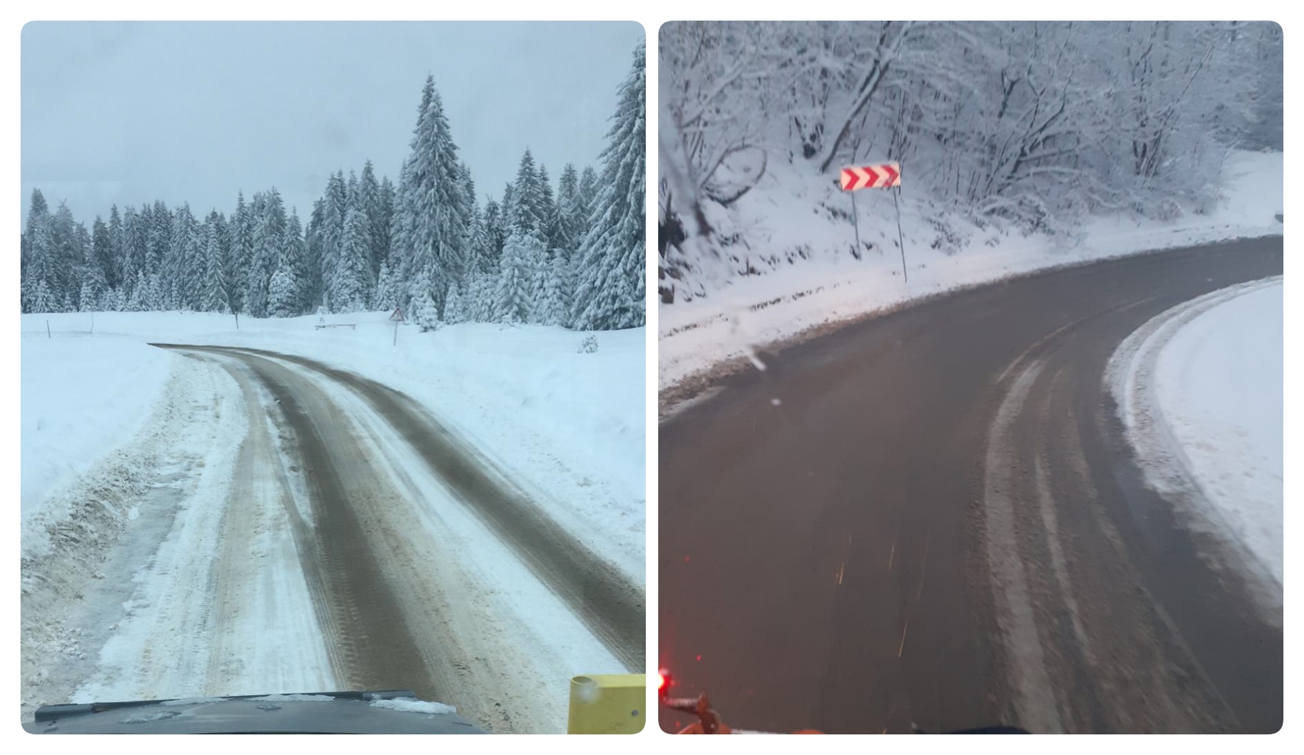 Utilajele de deszapezire din judetul Bihor au intervenit non-stop pentru curatarea drumurilor din judet