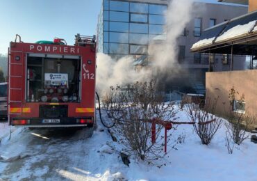 Incendiu la un hotel din Băile Felix, la sauna de la parterul hotelului