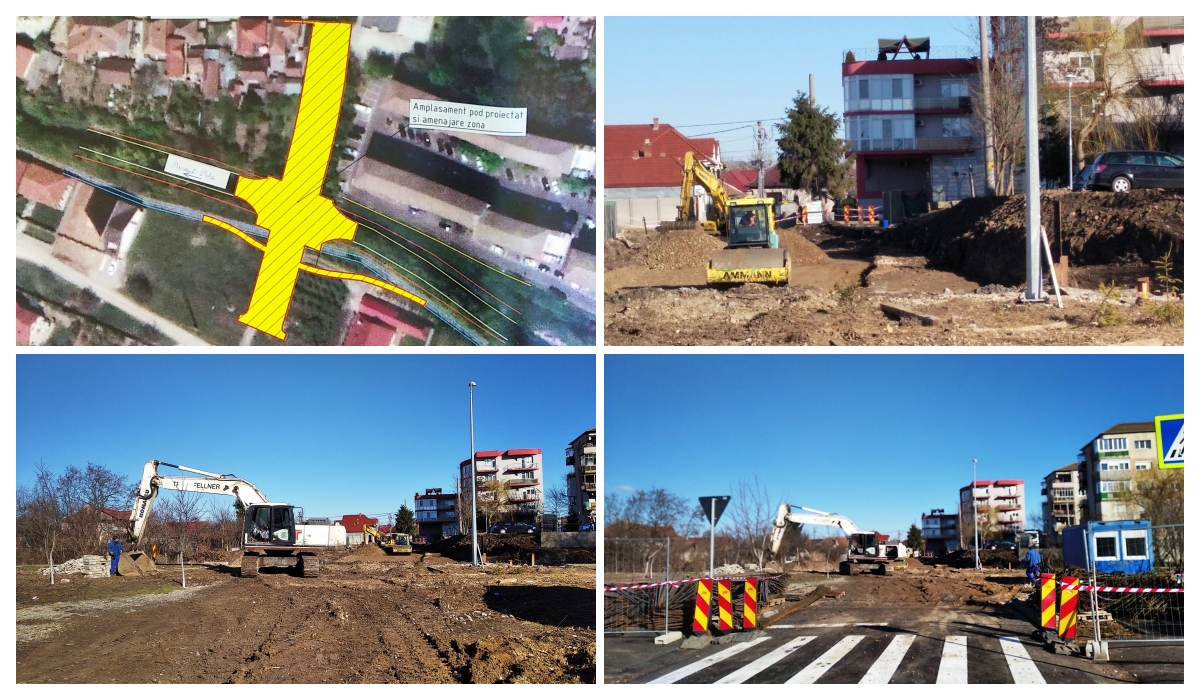 Primaria Oradea construieste un pod nou peste Paraul Peta