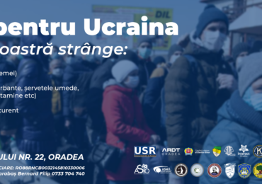 Peste 500 de voluntari mobilizati de Consiliul Elevilor din Bihor si ARDT Oradea, pentru a oferi suport refugiatilor din Ucraina