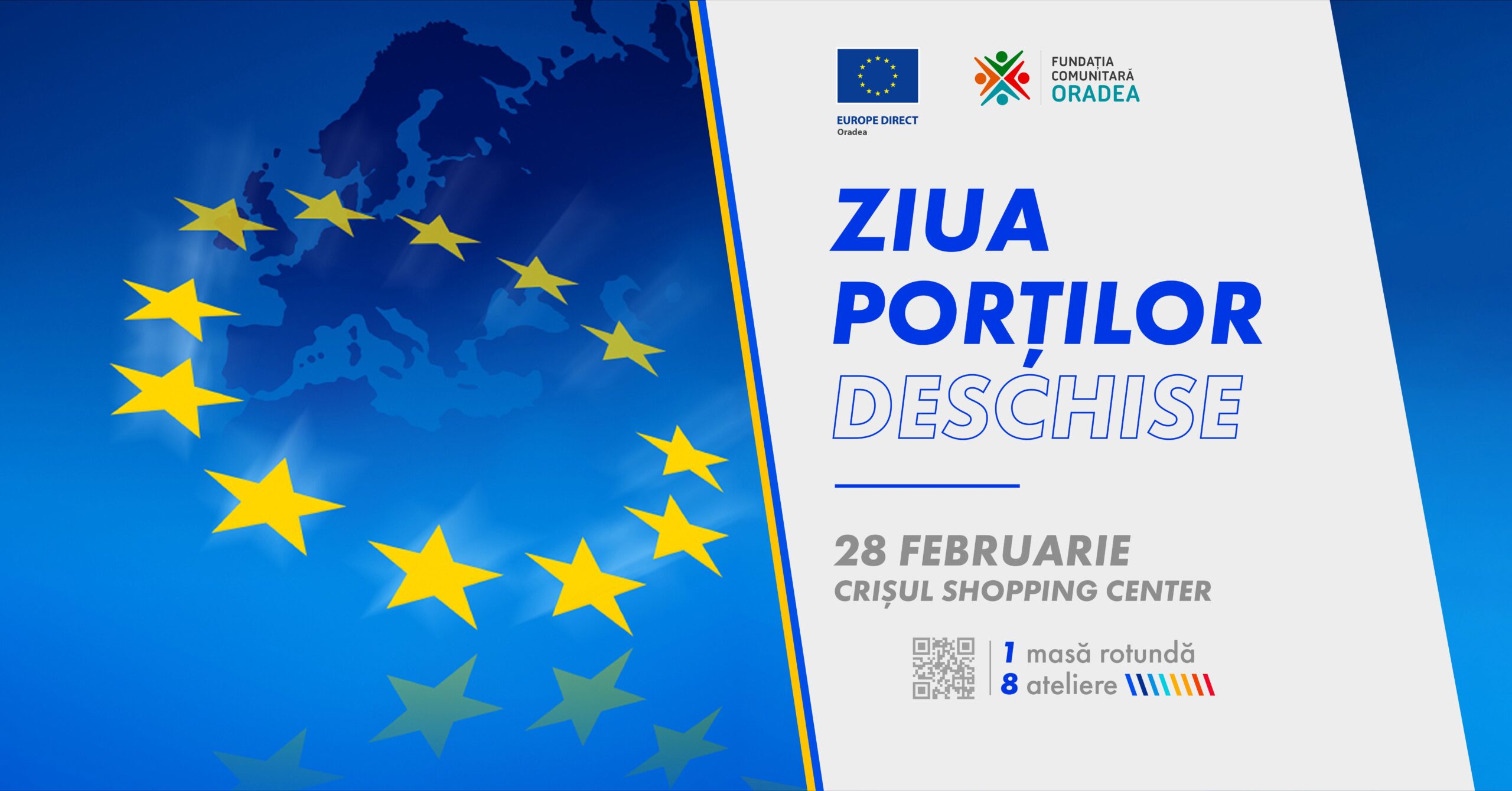 Ziua Portilor Deschise in cadrul programului EUROPE DIRECT Oradea. Se vor desfasura ateliere destinate tinerilor orădeni
