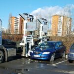 Inca o masina abandonata a fost ridicata de pe strada Onestilor din Oradea