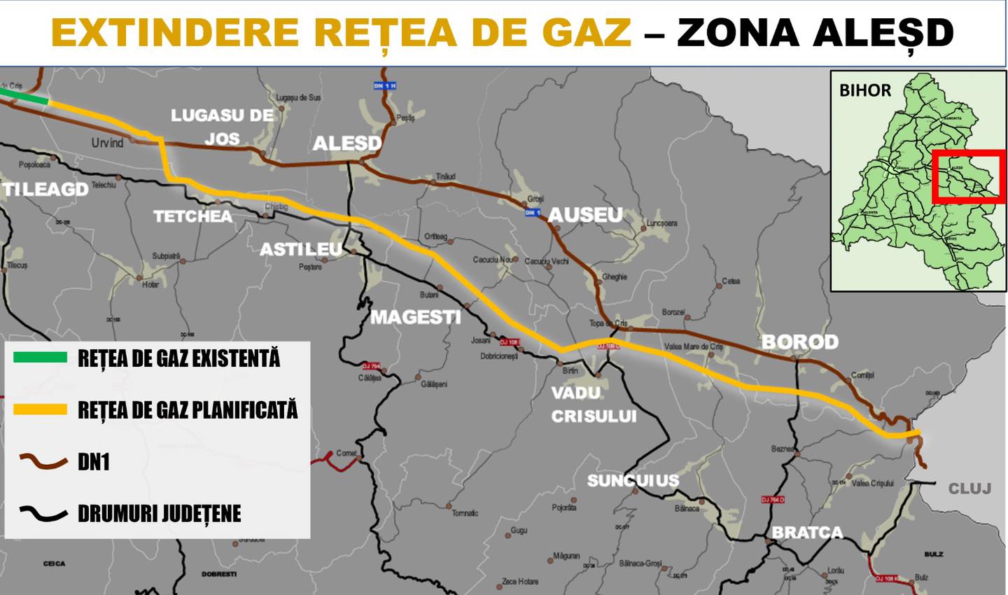 Bolojan: Locuitorii de pe valea Crisului Repede vor avea acces la reteaua de gaz
