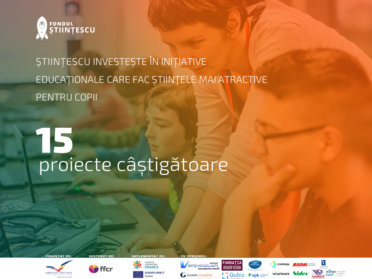 15 ONG-uri și instituții școlare din Bihor sunt finanțate cu 106.400 lei prin Fondul Științescu Oradea