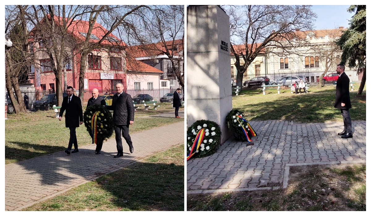 Primarul Florin Birta a depus o coroana de flori la bustul revolutionarului roman Nicolae Balcescu si a participat la ceremonia de la statuia lui Szacsvay Imre din Piața Libertății, cu ocazia Zilei Maghiarilor