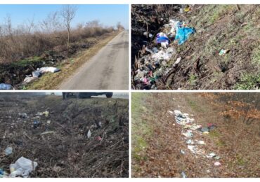 FOTO | Aproape 30 de tone de deseuri stranse de pe marginea drumurilor judetene si nationale in doar 2 luni de zile