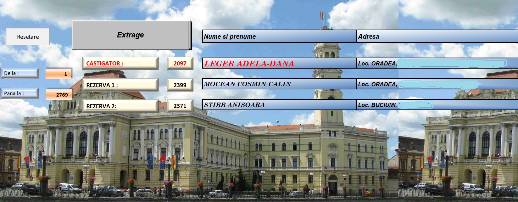 Ieri, 11 martie 2022, a fost extras un nou castigator al campaniei „Plătește impozitul online și câștigă o zi de distracție la Aquapark Nymphaea”