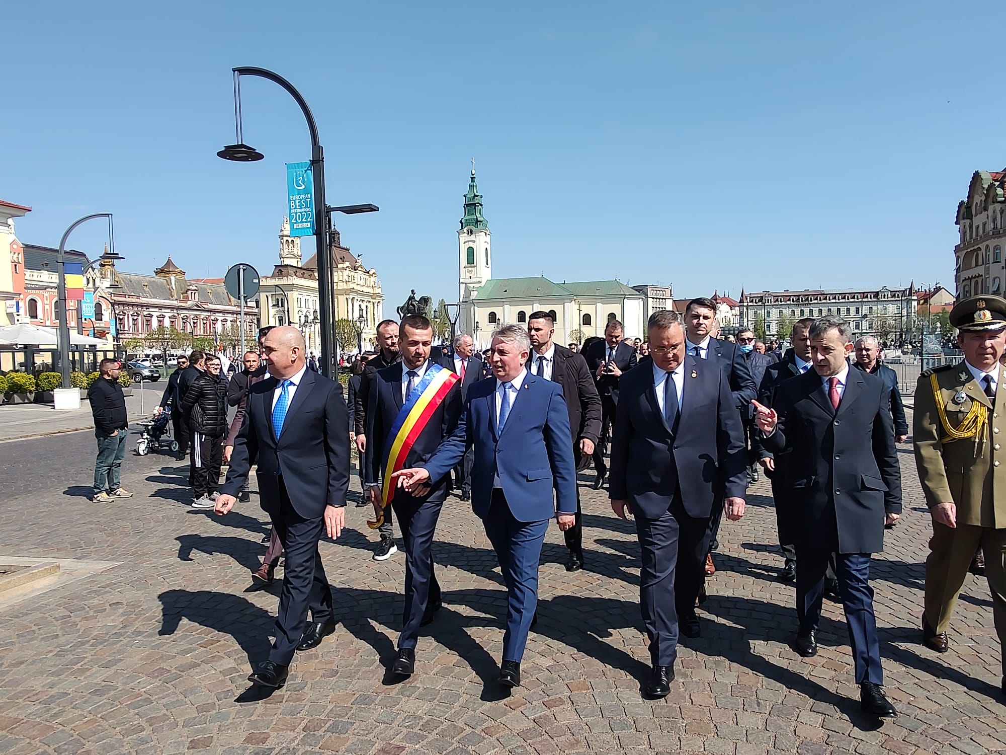 Sute de orădeni au participat la manifestările organizate cu ocazia împlinirii a 103 ani de administrație românească la Oradea