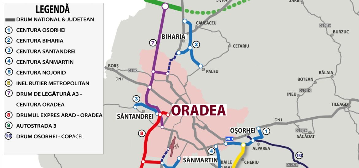 Intrările în Oradea dinspre Nojorid și Biharia vor fi lărgite de la două la patru benzi