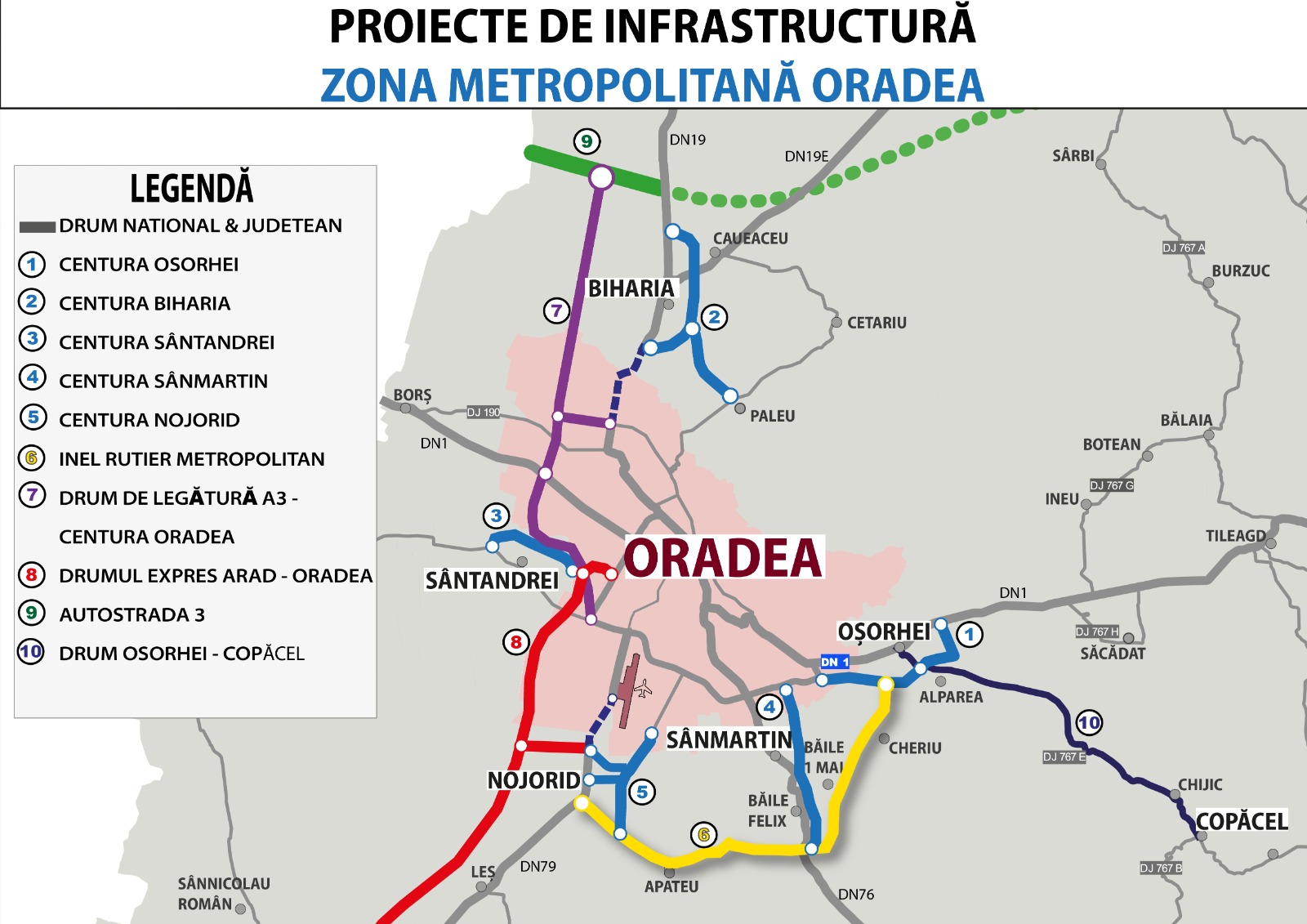 Intrările în Oradea dinspre Nojorid și Biharia vor fi lărgite de la două la patru benzi