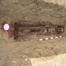 Mormintul M 121 - cu sicriu