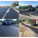 FOTO | S-a turnat stratul final de asfalt la noul pod peste Peța, ce leagă străzile Radu Enescu și Trotușului