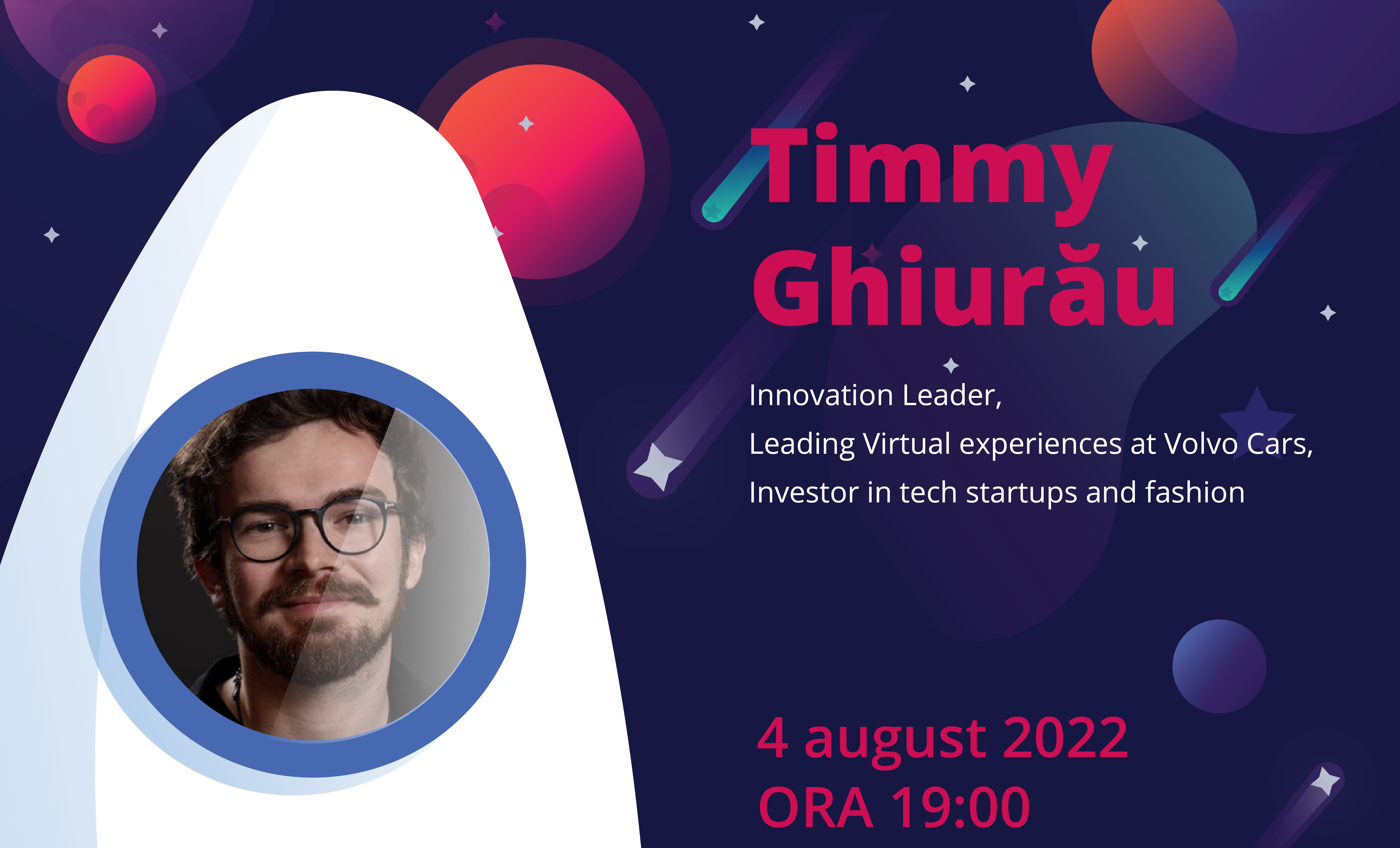 Fundația Comunitară Oradea invită bihorenii într-o călătorie în viitor alături de Timmy Ghiurău