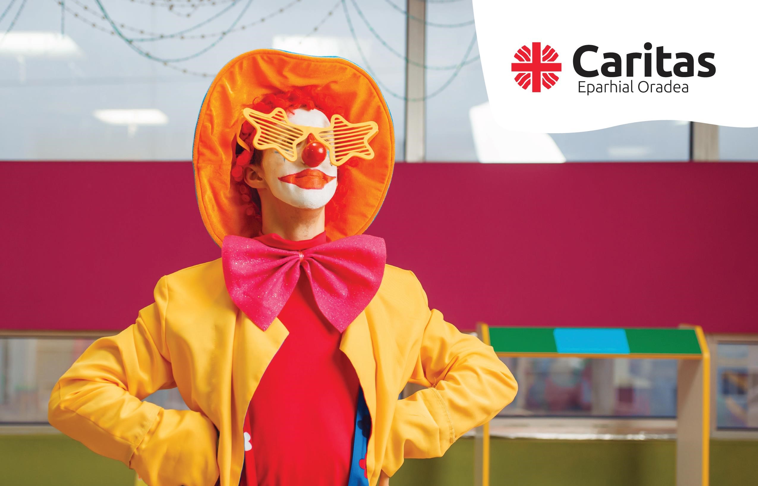 Vrei sa fii clovn?  Caritas Eparhial de ajuta sa aduci zambete pe chipul copiilor printr-un curs gratuit