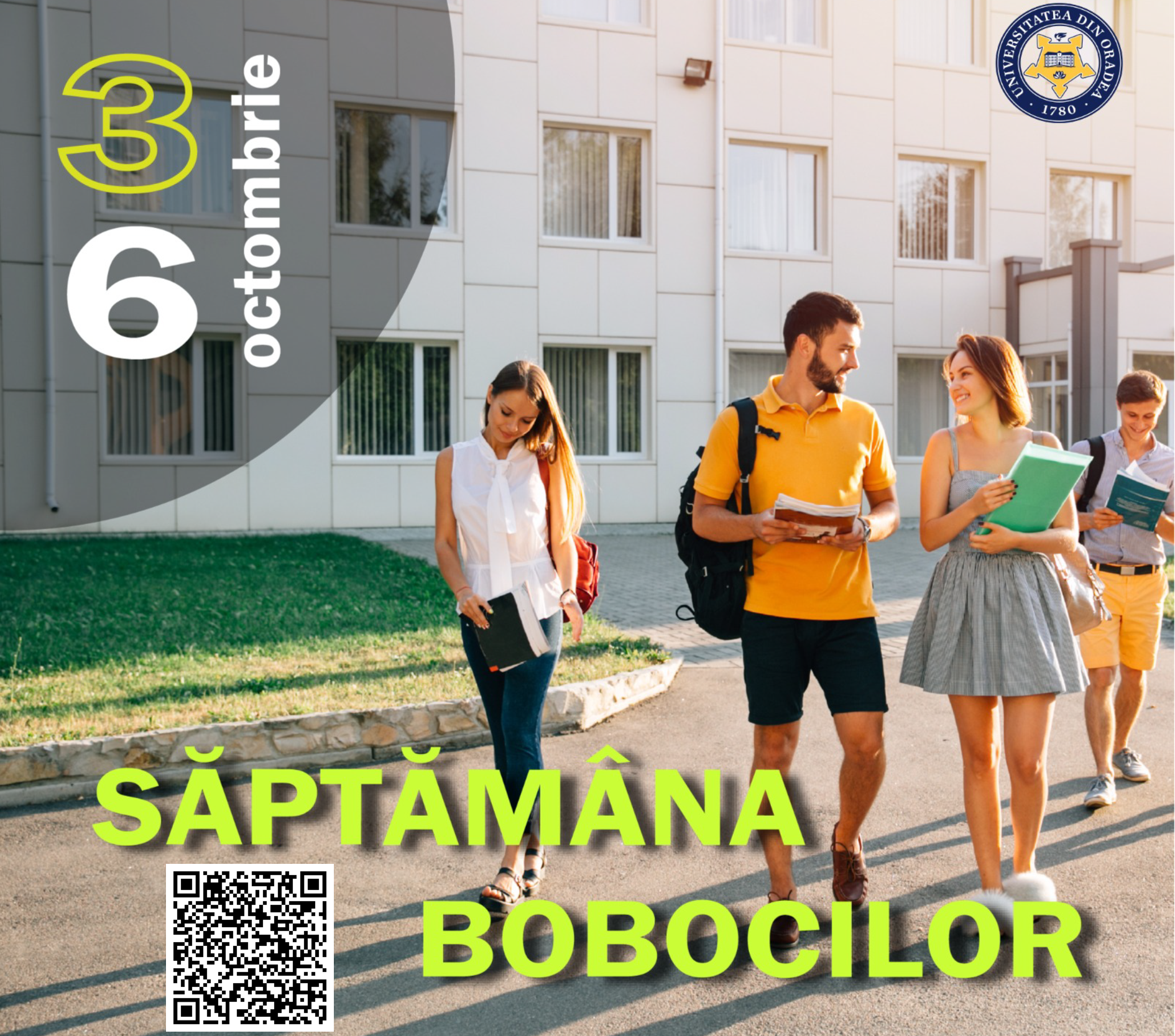 “Săptămâna bobocilor” in campusul oradean, cu petreceri, socializare si activitati interactive pentru noii studenti