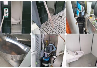 FOTO | Vandali de Oradea. Toaletele publice de pe Barcaului au fost complet distruse.