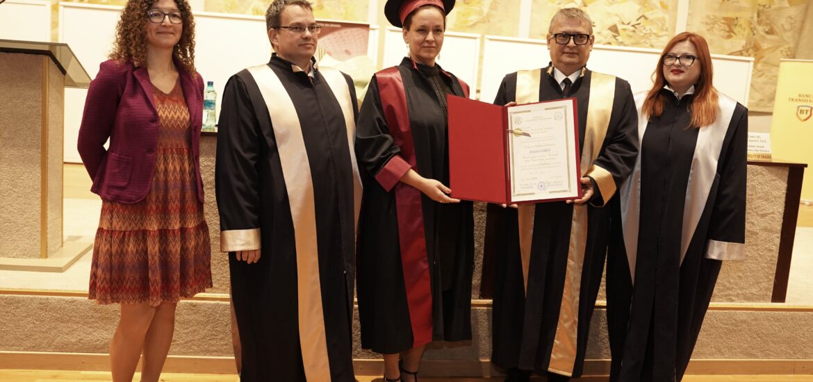 Doctor Honoris Causa al Universității din Oradea pentru prof. univ. dr. habil. Krisztina Karsai, de la Universitatea din Szged – Ungaria